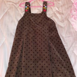 Girls Gymboree brown dress size 7